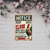 Vintage Tin Sign Wall Decor Retro Metal Plaque Home Art