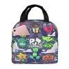 Custom Plants Gaming Zombies Insulated Lunch Bags for School Office Video Game Waterproof Thermal Cooler Lunch Box Unisex