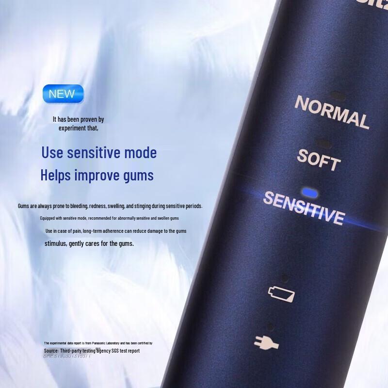Panasonic Sonic Electric Toothbrush for Sensitive Gums CN plug (adapter included)