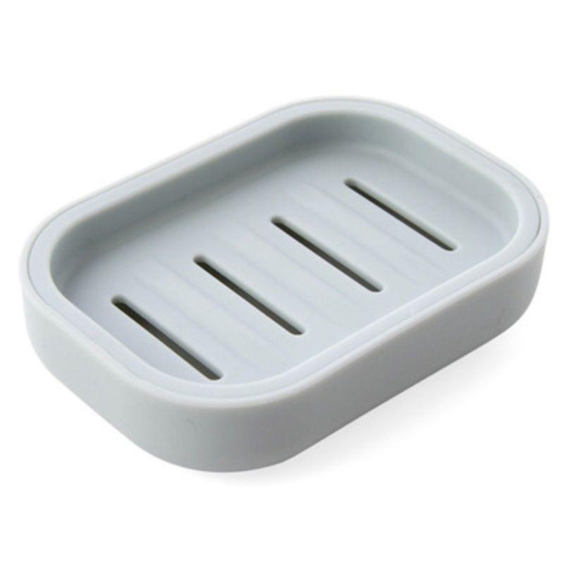 Double-Layer Draining Soap Dish - Bathroom Soap Holder for Dorms and Shelves