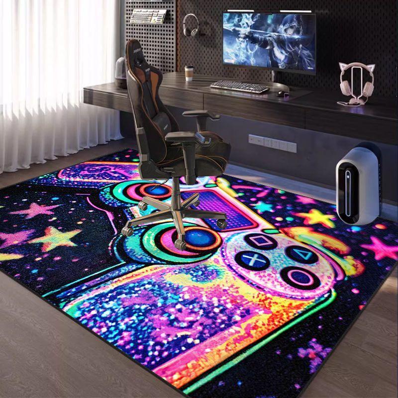 

Luxury Bedroom Esports Chair Carpet Decoration Home Floor Children s Play Non-slip Rugs 160x230 Lounge Game Handle Mats Washable 100*160cm