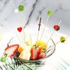 100 Count User Friendly Bamboos Skewers 12Cm Smooth Finishes Food Picks Dessert Serving Picks For Catering And Home