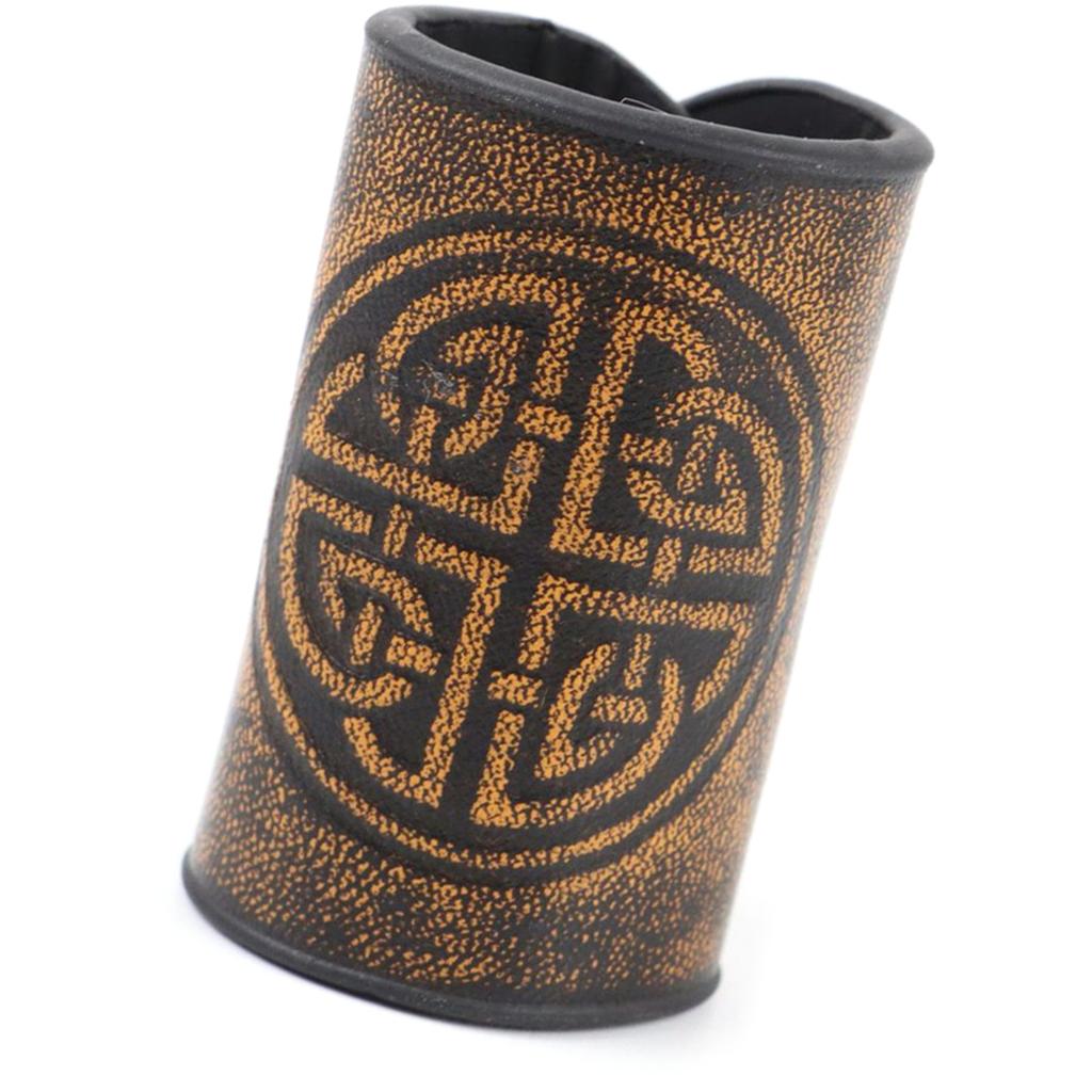 Viking Inspired Embossed PU Leather Hair Accessories Fashion Hair Ornament With Norse Symbols For Men And Women