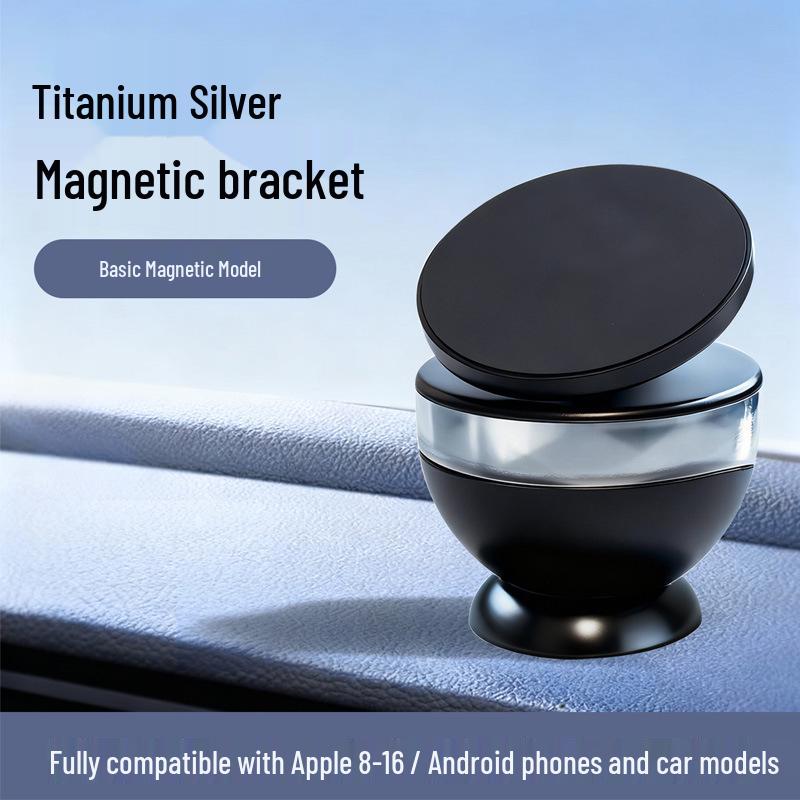 Universal Magnetic Car Phone Holder with Suction Cup for Dashboard