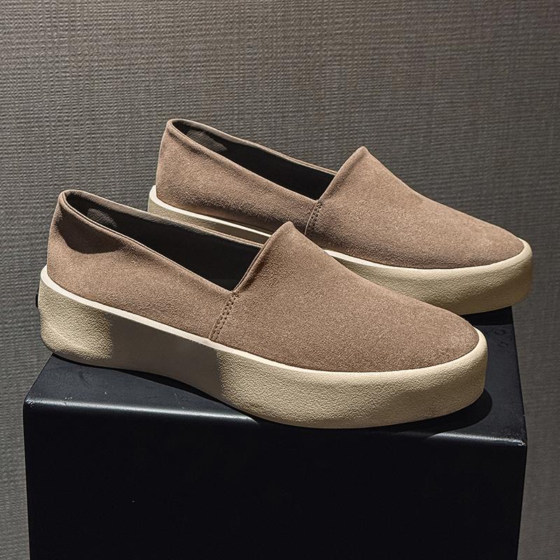2026 Neue Herren Samt Mokassins Trendige Ein-Schritt-Schuh-Sets Fußkomfortschuhe Lässige Trendige Business-Kleiderschuhe