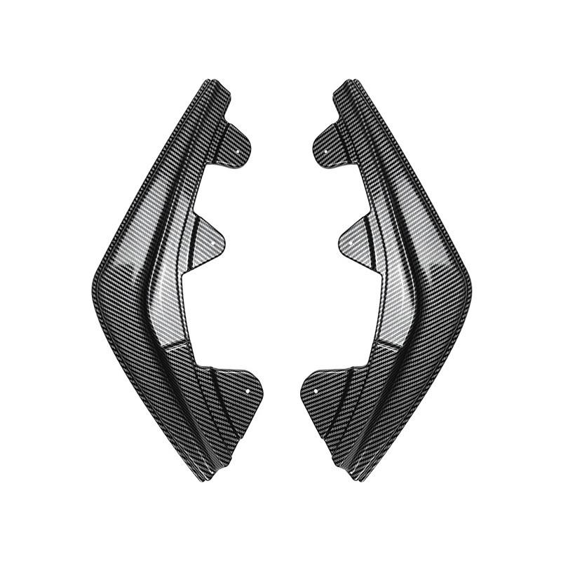 1 Ζεύγος Μαύρο/Ανθρακονήματα Χείλος Πίσω Προφυλακτήρα Διαχύτης Σπόιλερ για BMW Σειρά 1 F20 F21 LCI M Sport 2015-2019