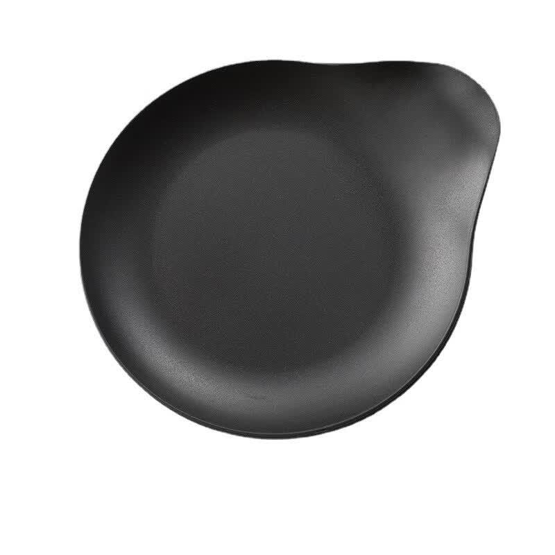 Disposable Clear Plastic Round Plates with Handle