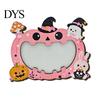 Halloween Picture Frame Wooden Photo Frame, Pumpkin Ghost Cat Cutout Holiday Portrait Holder, Double-sided Tabletop Decor for Home Party Indoor Table