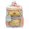 Schoolbag Japanese backpack candy contrasting colors Japanese ins toffee student schoolbag star college class backpack sweet wind
