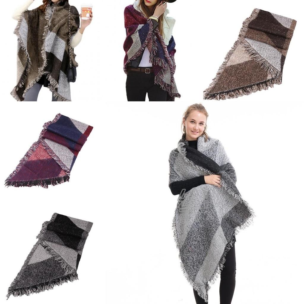 Cozy And Fashionable Women's Cashmere Feel Scarf For Autumn And Winter Warmth