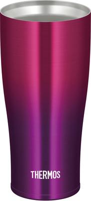 Thermos Vacuum Insulated Cassis Dishwasher Thermos Flask Keeps Drinks Hot or Tumbler, 420ml, Gradient, Safe, Design, Cold, JDE-422LTD (CSS-G)