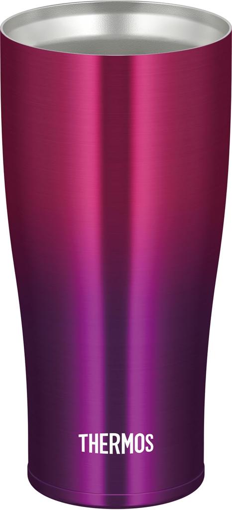 Thermos Vacuum Insulated Cassis Dishwasher Thermos Flask Keeps Drinks Hot or Tumbler, 420ml, Gradient, Safe, Design, Cold, JDE-422LTD (CSS-G)