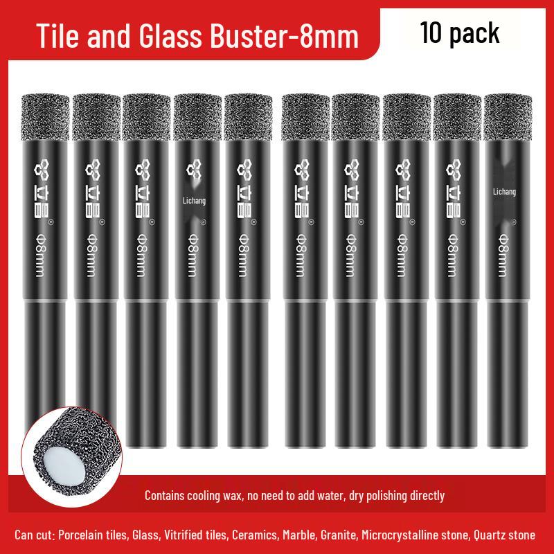 Tile and Glass Drill Bit - Hole Saw for Marble and Tile Drilling