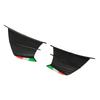 2PCs Motorcycle Wing Side Spoiler Fairings Winglets Fit for NINJA 400 250 Z900 Z1000 Matte Carbon