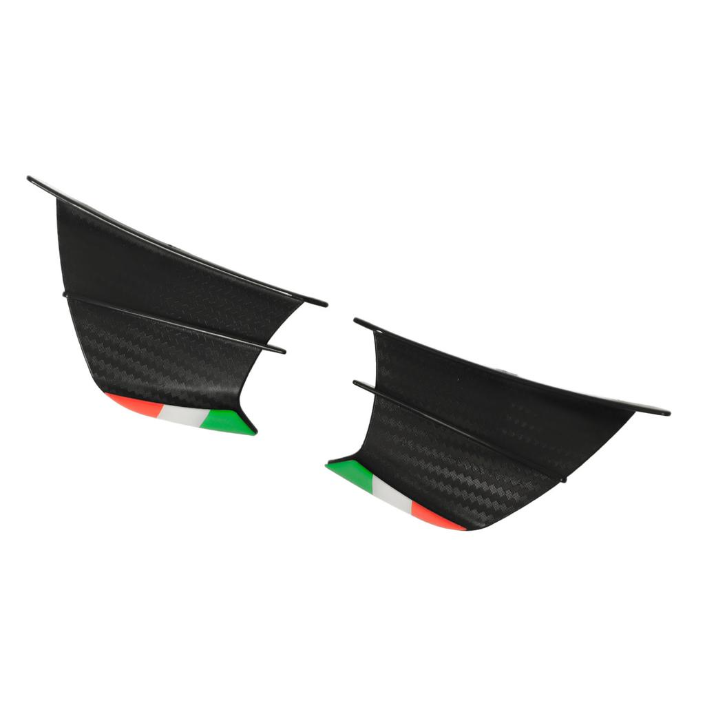 2PCs Motorcycle Wing Side Spoiler Fairings Winglets Fit for NINJA 400 250 Z900 Z1000 Matte Carbon