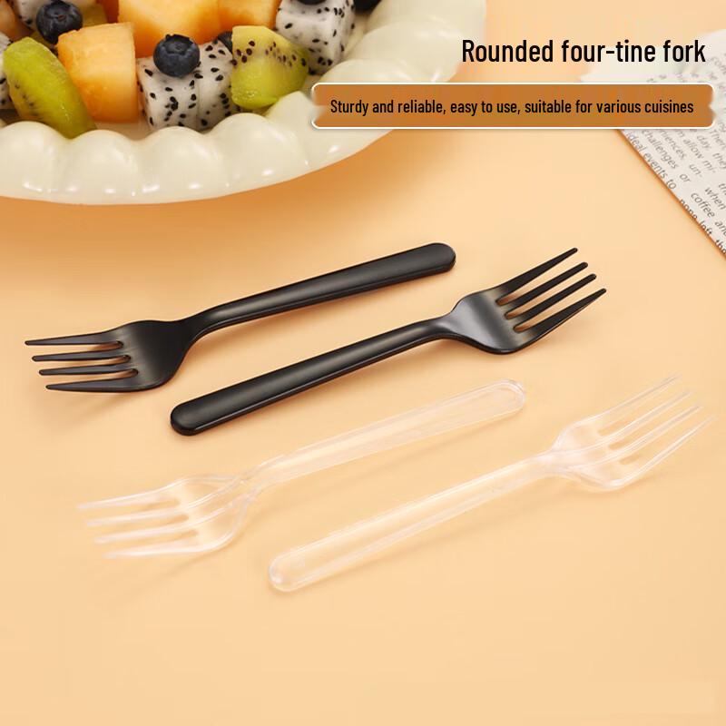 

Disposable Plastic Long-Handle Forks