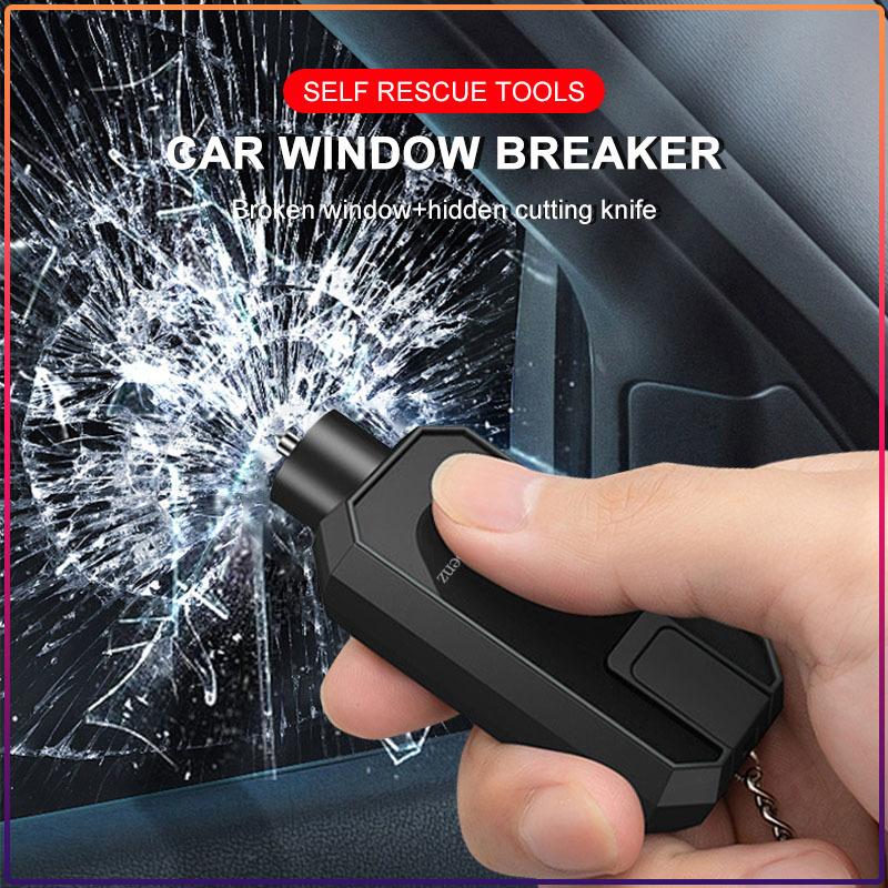 Portable Car Window Breaker 2-in-1 Multi functional Cutting Belt Car Life Hammer Caps For Mercedes-Benz W166 W212 W204 C E ML GL CQP9