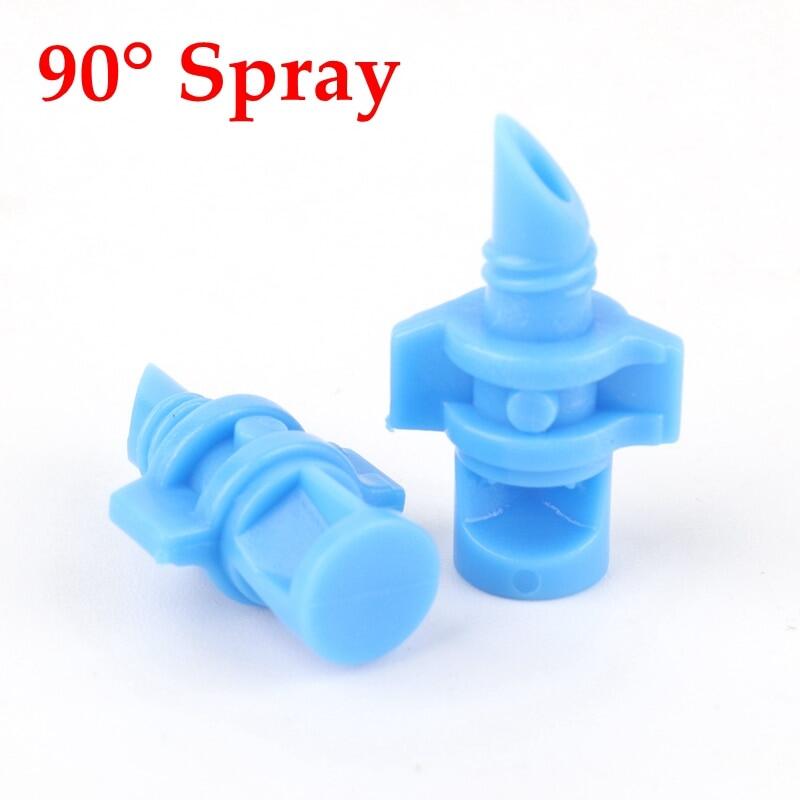 50Pcs Degrees Refraction Spray Nozzle Garden Greenhouse Irrigation System Misting Sprinkler Head