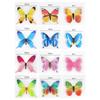 12Pcs Butterfly Stickers Decorative Luminous 3D Butterfly Wall Decals for Doors