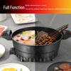 Maybale Multi-Functional Electric Cooking Pot: Micro-Pressure, Non-Stick, Medical Stone Frying Pan