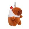 Capybara Plush Keychain Figure Water Otter Stuffed Animal Pp Cotton Child Gift