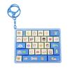 Cartoon Fingertip Button Keyring Mini Stress Relief Fidget Toy Sensory Clicker Toys  Backpack Decor