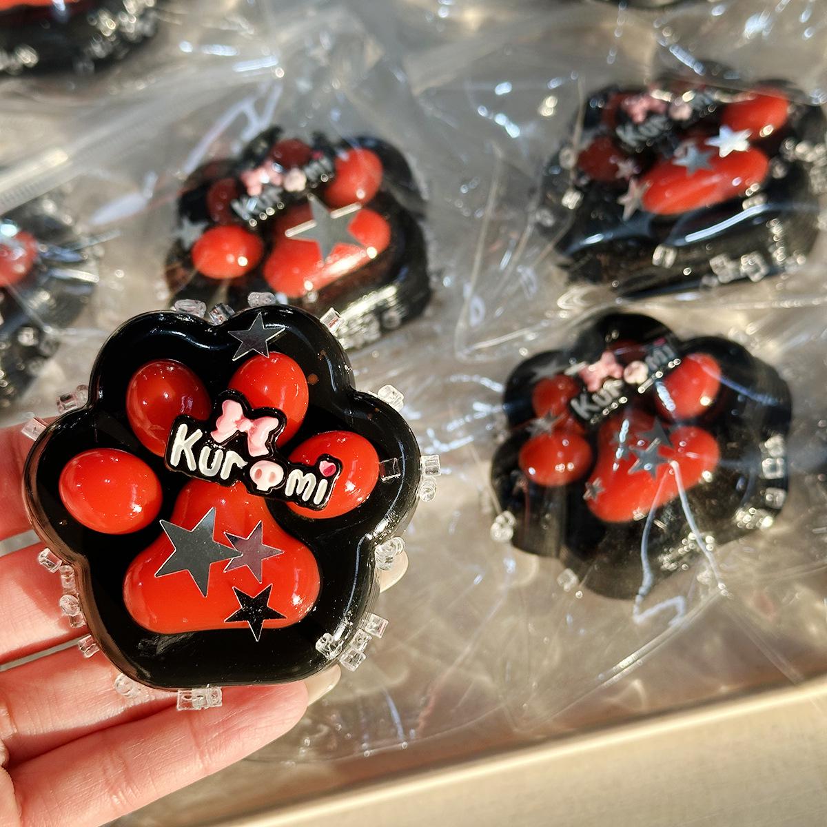 

Ослепительная игрушка-антистресс в виде лапки черного кота для трансграничной торговли чёрный/красный