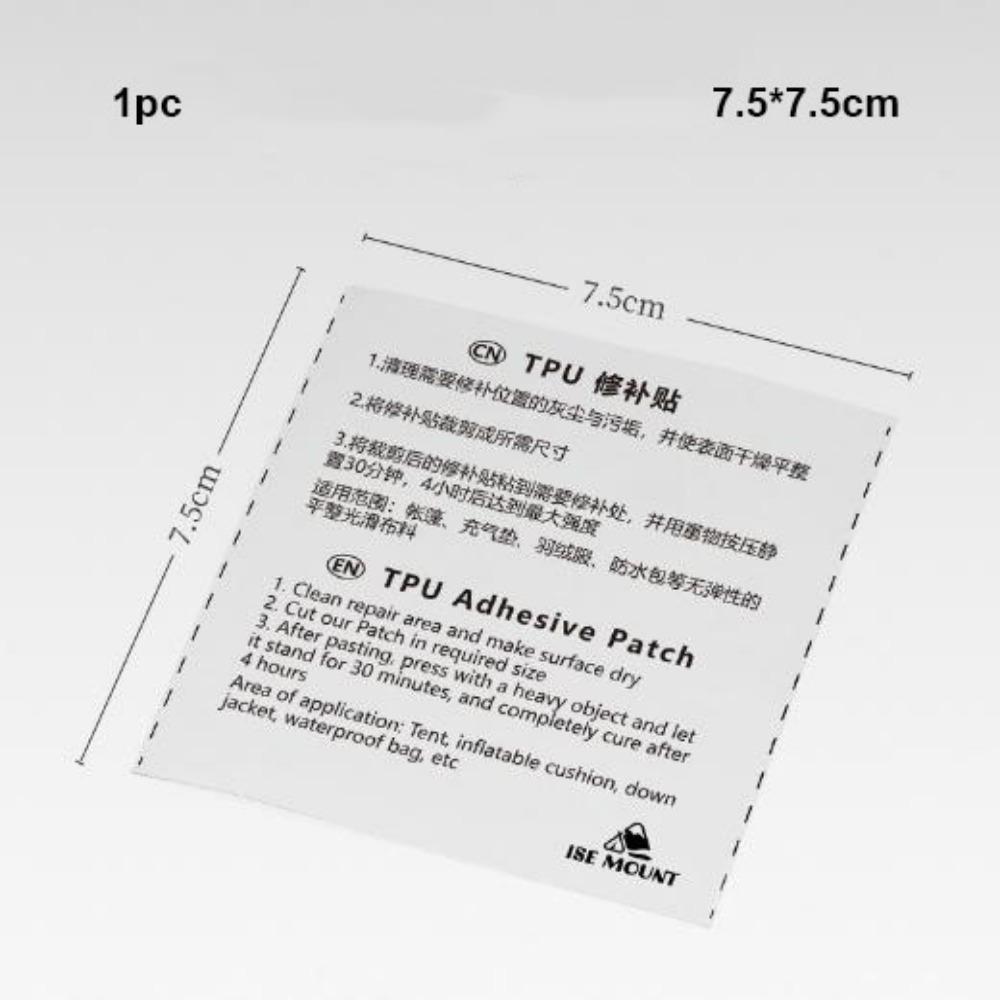 TPU Repair Patch Inflatable Products Leak Repair Patch For Outdoor Tarp Boat Covers Sail