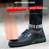 Labor Insurance Shoes Men's Anti-smash and Anti-puncture Plastic Bag Head Rubber Sole Insulating Safety Shoes