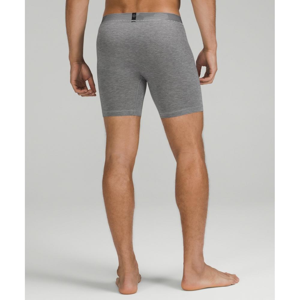 Lululemon Always In Motion Long Mesh Boxer 7   3 Pack Black Heathered Core Medium Grey True Navy