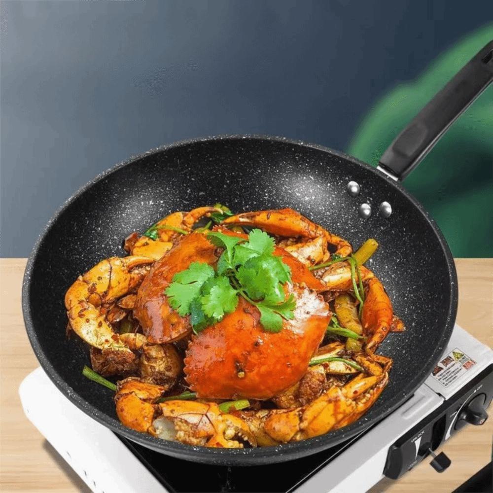 Non-Stick Frying Pan Universal Skillet Multifunctional Wok  Steak