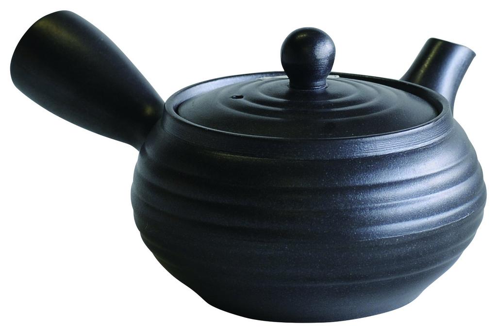 Maruyoshi Pottery Banko Ware Flat Teapot, 1.5cm (with mesh bottom), Yogan, B7436