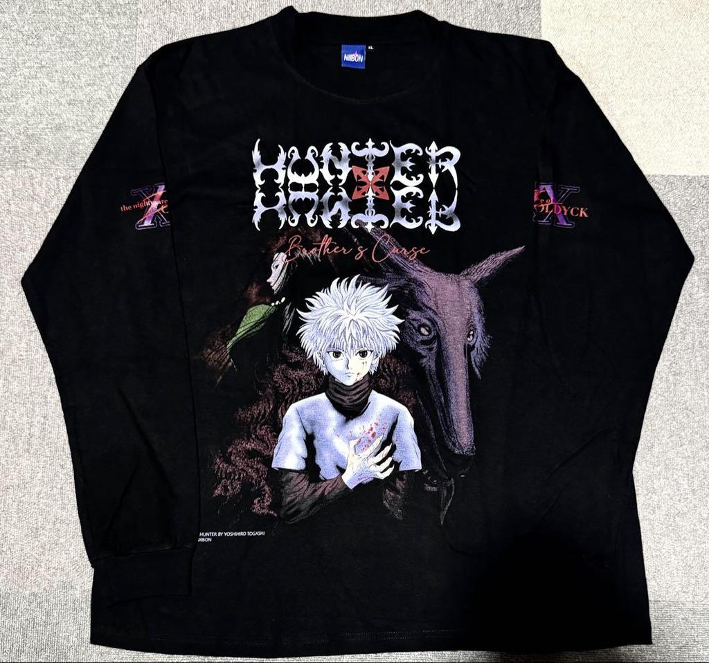 [USED] Extremely Rare Hunter X Hunter Killua Anime T-Shirt Long Sleeve XL