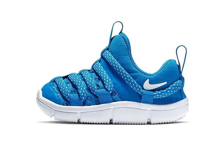 Nike Novice BR Тканевые Удобные Нескользящие Амортизирующие Износостойкие Низкие Детские Кроссовки Синие BQ6721-400 22