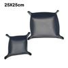 Large Capacity Leather Tray Foldable Storage Tray  for Jewelry Phone Key Wallet Coin