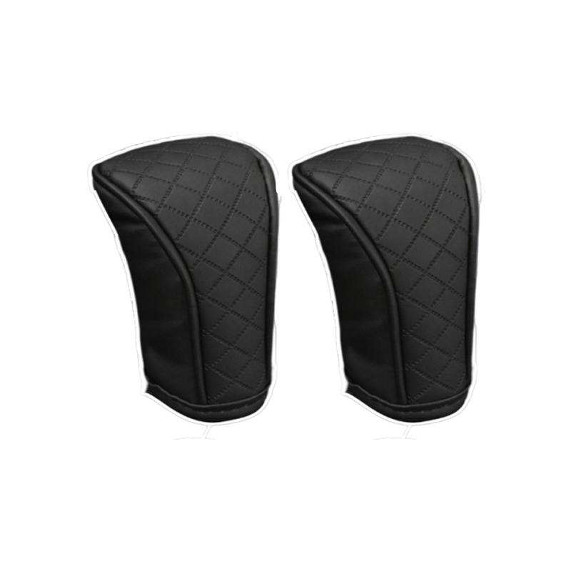 Universele Auto Versnellingspook Beschermhoes Leer Ademend Rundleer Versnellingspook Beschermhoes Koolstofvezel Patroon Auto Interieur