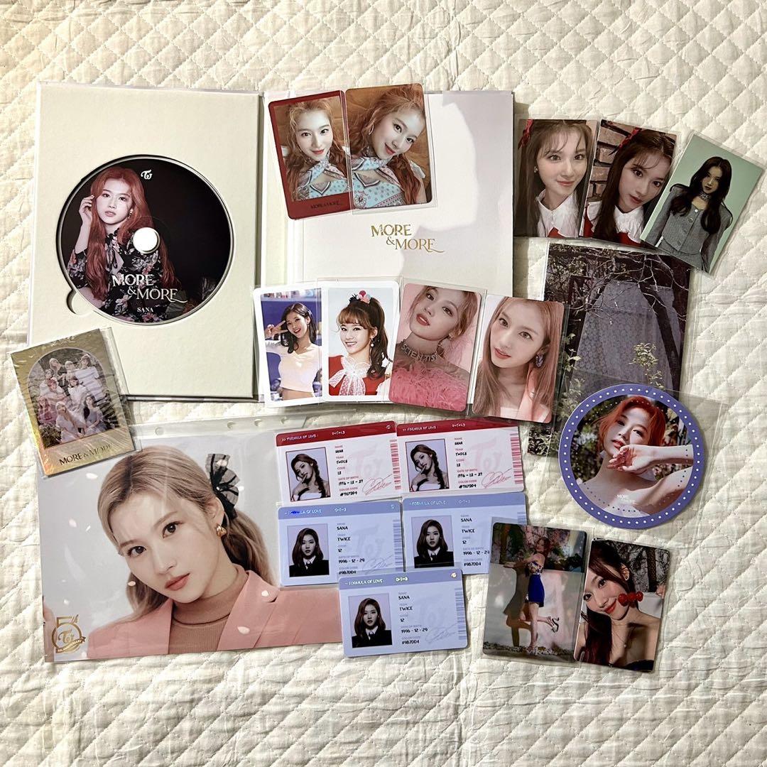

[USED] TWICE CD Trading Card Sana Set