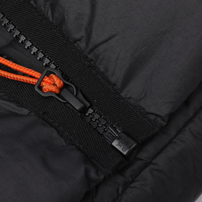 Timberland Geacă de puf cu glugă rezistentă la apă pentru bărbați Geacă Neagră A5M6P-001