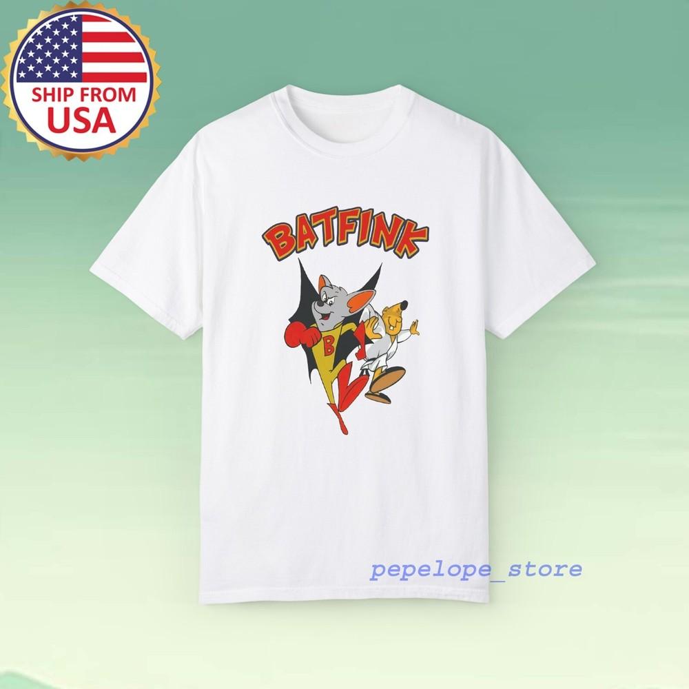 Batfink Cartoon Men#039;s White Size S5XL Unisex T-Shirt XXL
