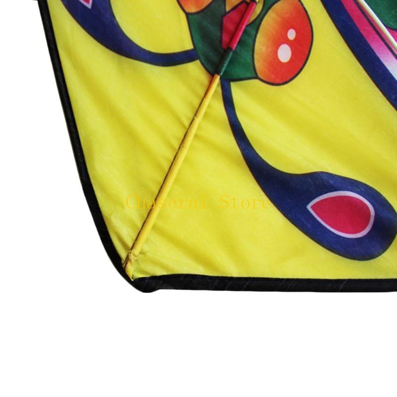 E7Ce 0.9X0.5M Spring For Butterfly Kite Easy Flyer Toy Excl String Interactive Outdoor Beach Backyard For Play Set For Family