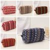 Dirt-proof Christmas Pencil Case Knitted Fabric Knitting Pen Bag  Toiletry Makeup Brushes