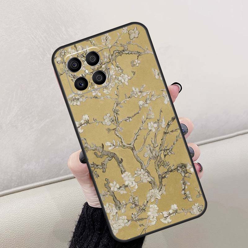 Blossoming Almond Tree For Honor Magic 7 Lite 5 6 8 Pro Case For Honor Win RT X9d X9b X9a X9c X8c X8b 200 400 70 90