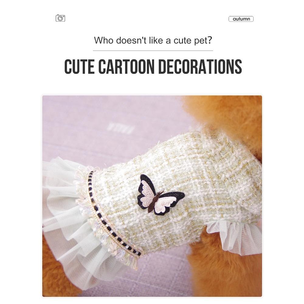 Dog Clothes Princess Dress & Jacket For Pets, Suitable For Poodle, Maltese, Yorkshire Terrier In Spring And Autumn