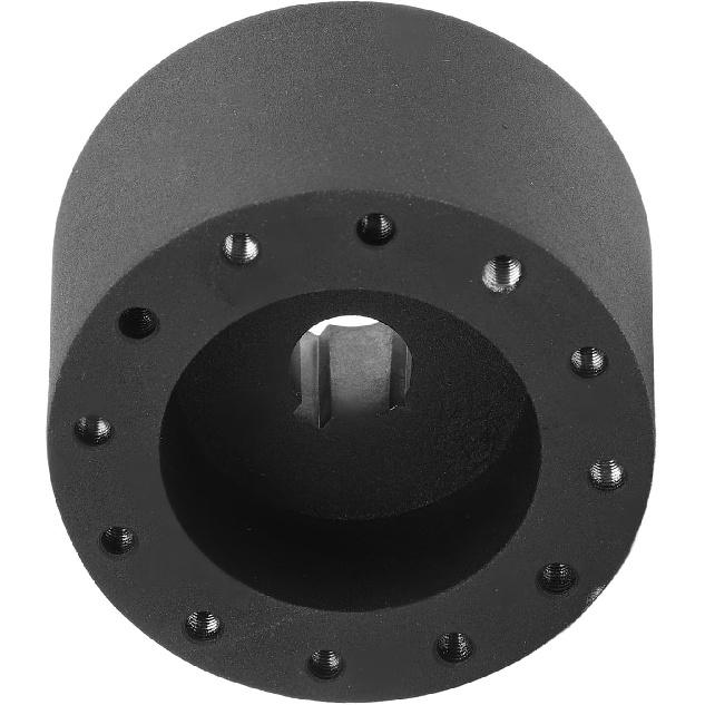 Marine Boat Hub Adapter, Boat Steering Wheel 6 Hole Hub Adapter For, 3/4 Inch Tapered Keyway Shaft, Marine Hub Adapter for