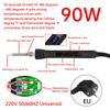 AC 220V 90W Electric Soldering Iron Adjustable Temperature Internal Heating LED Digital Display Welding Pen Repair Tools