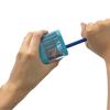 Kutsuwa Spimo Electric Pencil Light RS042LB Battery-Operated Sharpener, Blue,