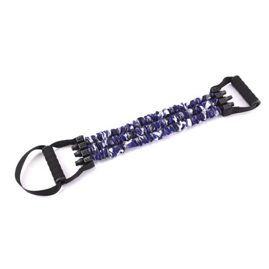 Bandă de Rezistență Ajustabilă cu Expander Toracic Detașabil cu 3 Tuburi, Extensor de Umeri, Antrenament de Forță, Fitness, Bandă de Stretching pentru Tot Corpul cu Mâner
