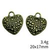 Christmas Decorations Charms Jewelry Gothic Style Peach Heart Charms Pendant Items Craft Pendants