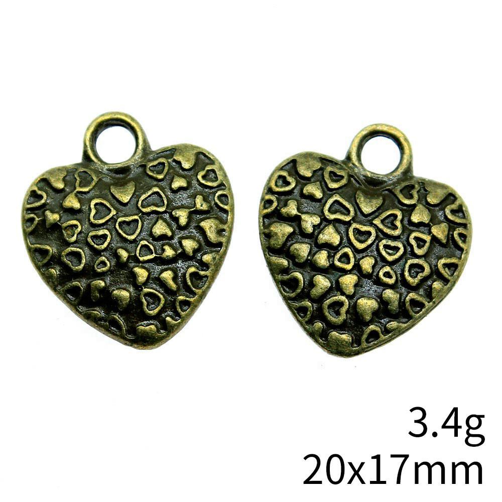 Christmas Decorations Charms Jewelry Gothic Style Peach Heart Charms Pendant Items Craft Pendants
