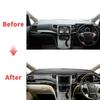 Fit for Alphard Vellfire 20 AH20 2008-2014 RHD Dashmat Dashboard Cover Pad Car Accessories DashMat Sunshade Protective Carpet